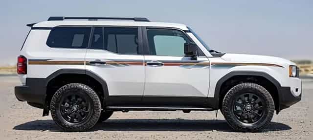 TOYOTA Land Cruiser 250 polep boku vozu