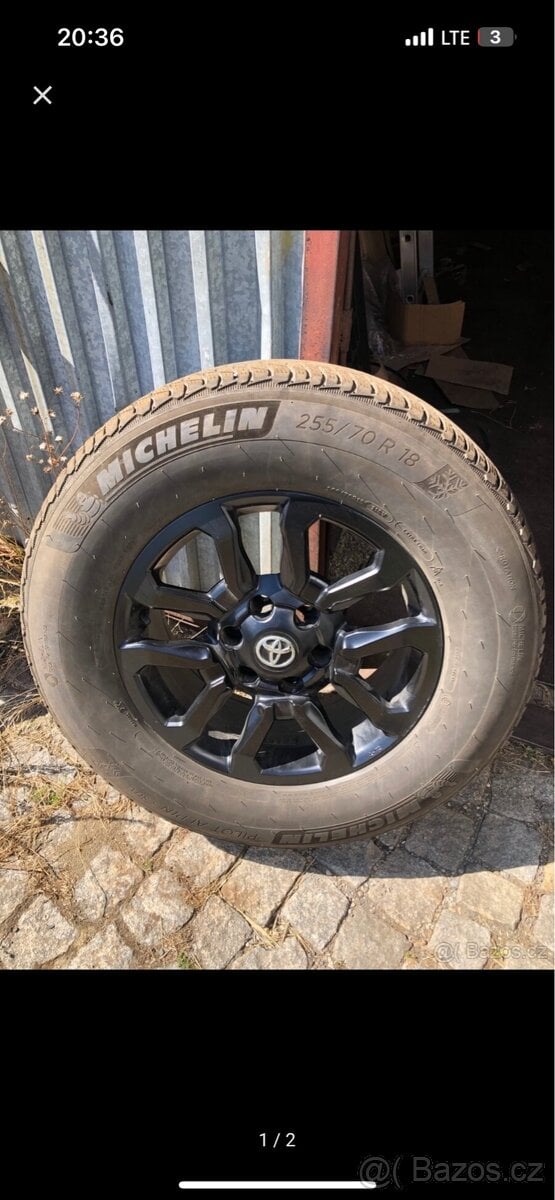 Prodám kola,gumy toyota hilux
