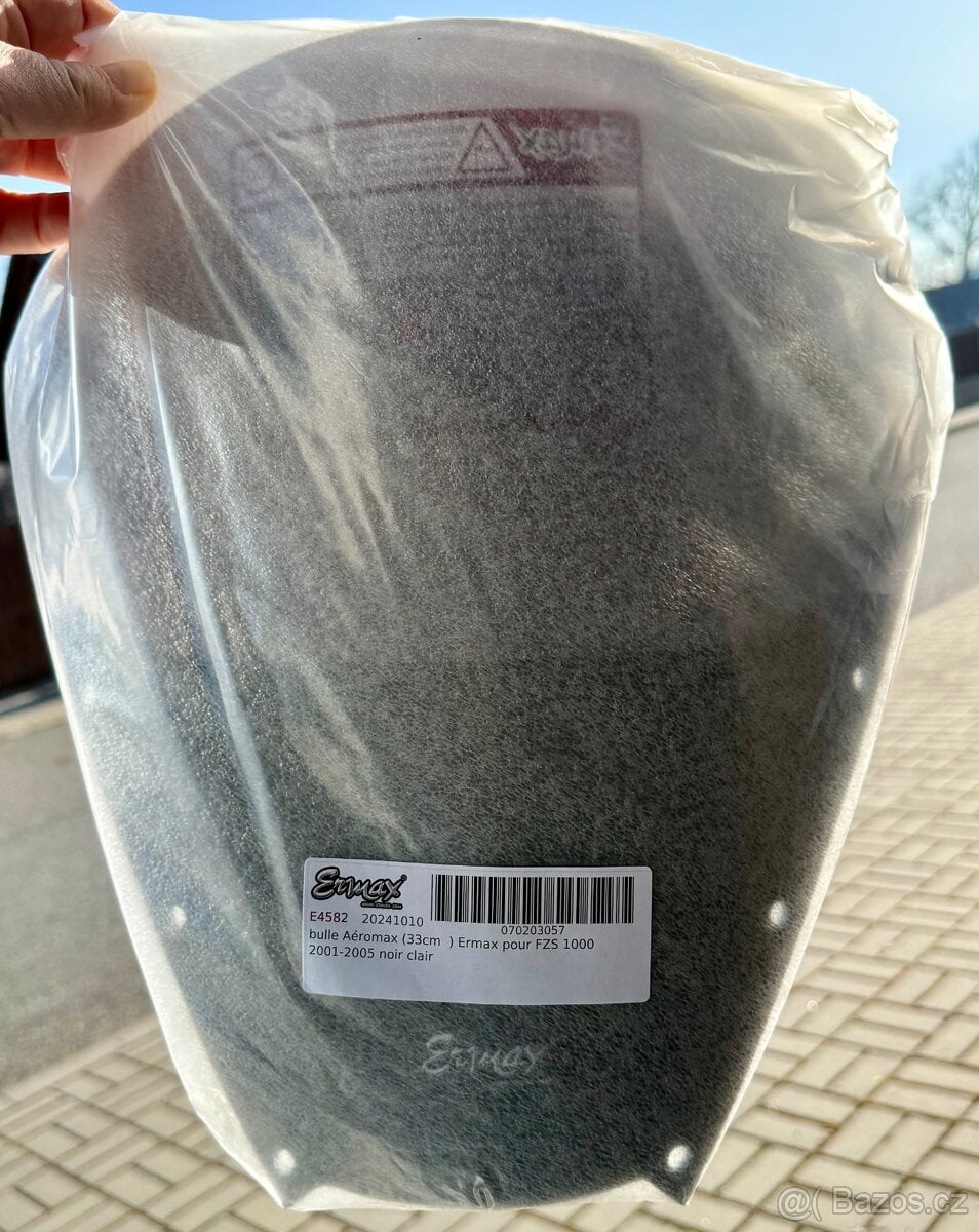 Plexisklo ErmaxAeromax 33cm, Yamaha FZS 1000 Fazer 2001-2005