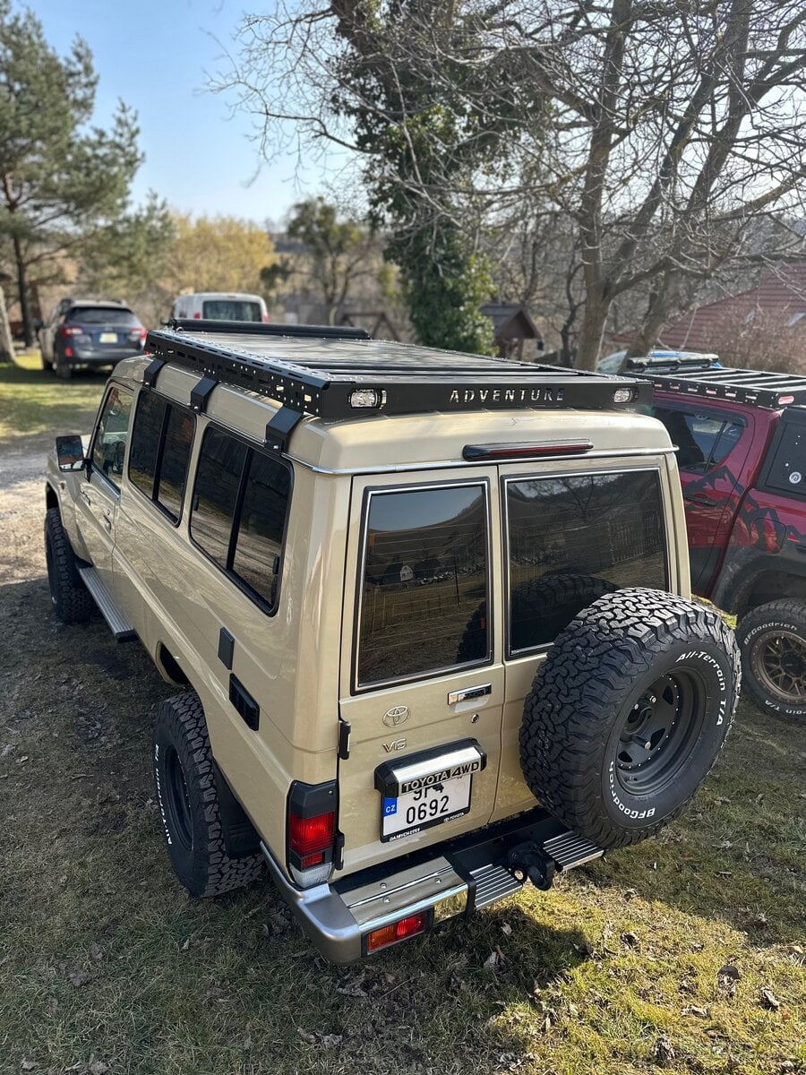 Roofrack toyota land cruiser 78 homologováno