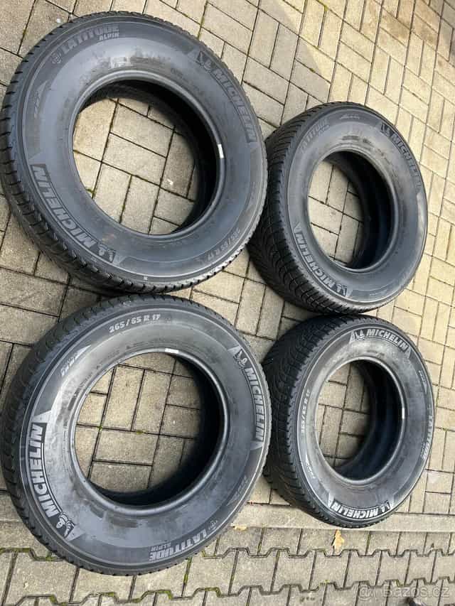 4x zimní pneu Michelin 265/65/17, vzorek 6 mm