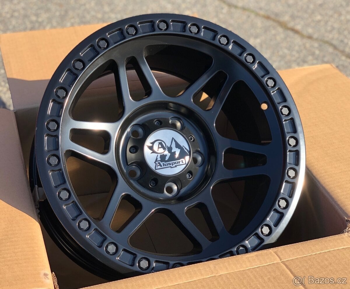 Alu kola 17” vhodné na Jeep Wrangler STAR Black