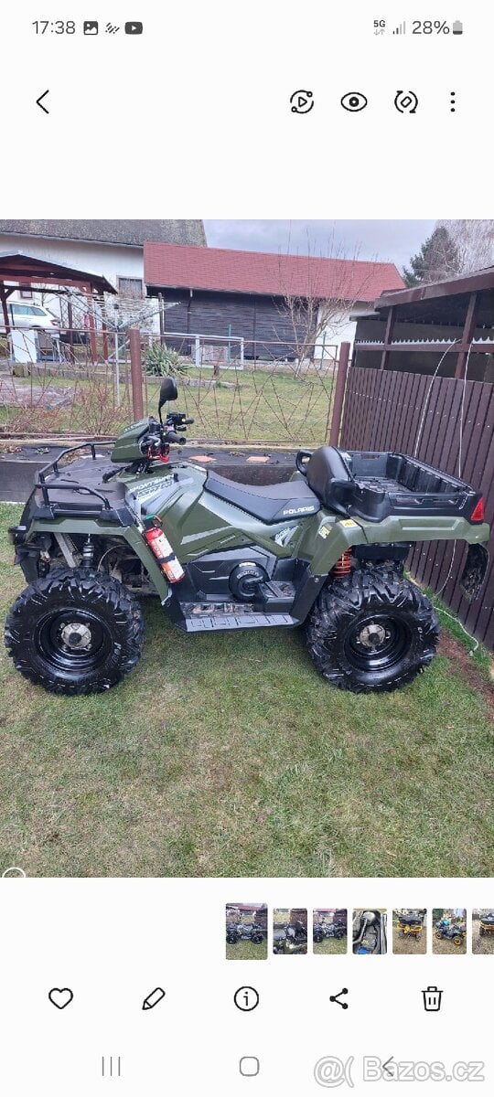 Čtyřkolka polaris sportsman X2 570