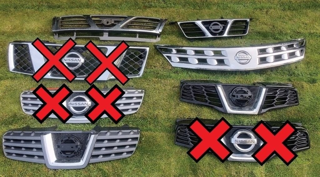 Nissan Qashqai Patrol X-Trail Murano - Maska