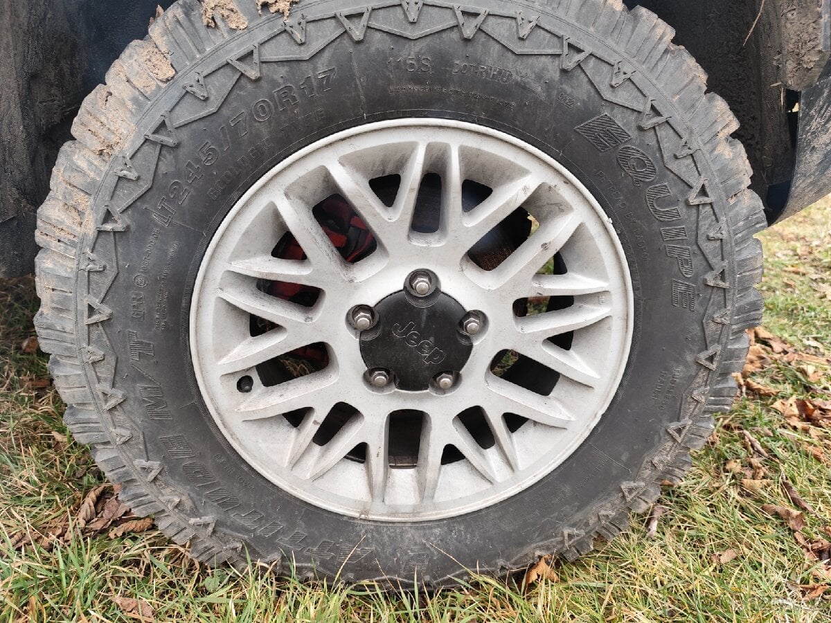 Aul disky Jeep 5x127 offroad pneu 245/70R17