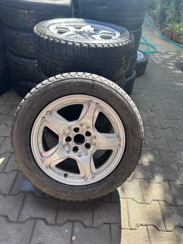 Zimní sada RARITNÍCH alu kol Audi Allroad C5 R17 - NOVÉ PNEU