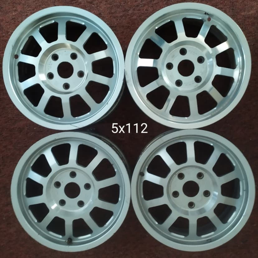 Sada 15 5x100 a 5x112 5,1kg kovaná a díly autokros