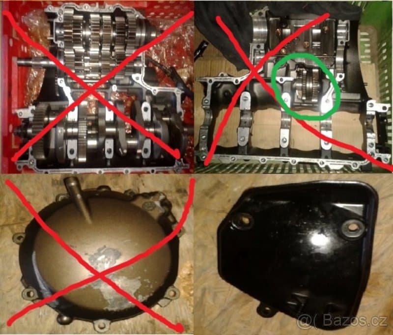 Kawasaki ZX12R díly motoru ZXT20AE