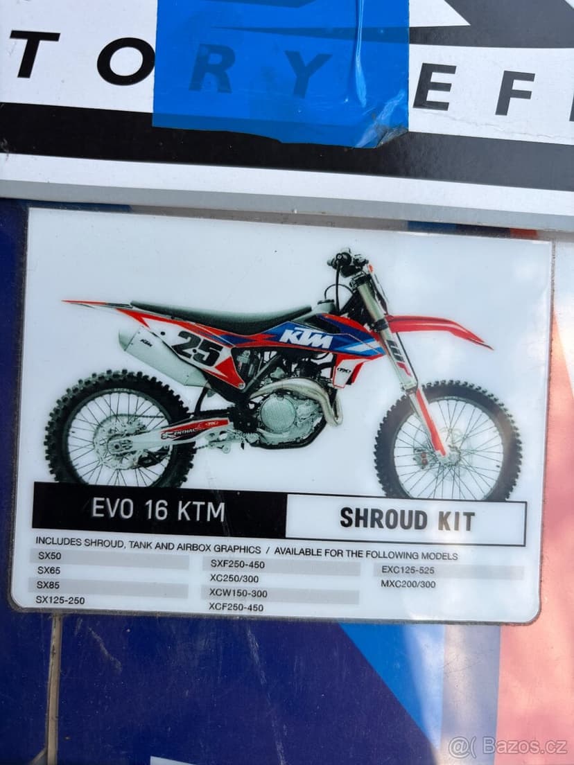 Plasty a polepy Ktm 2011-2013