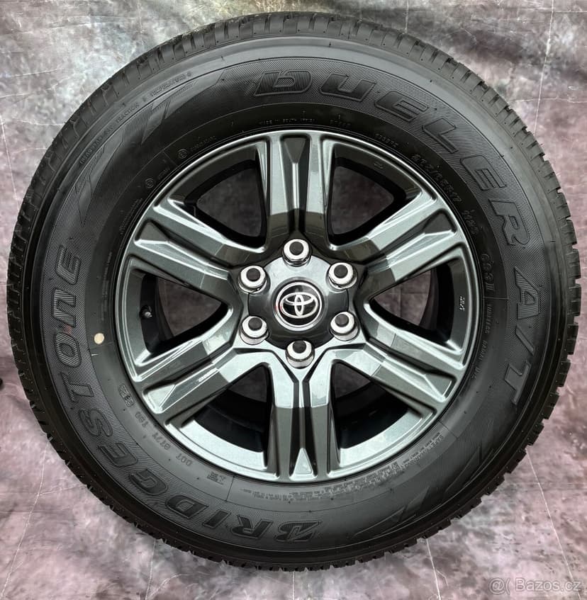 Originál alu kola Toyota Hilux 265/65R17 112S 99% VZORKU