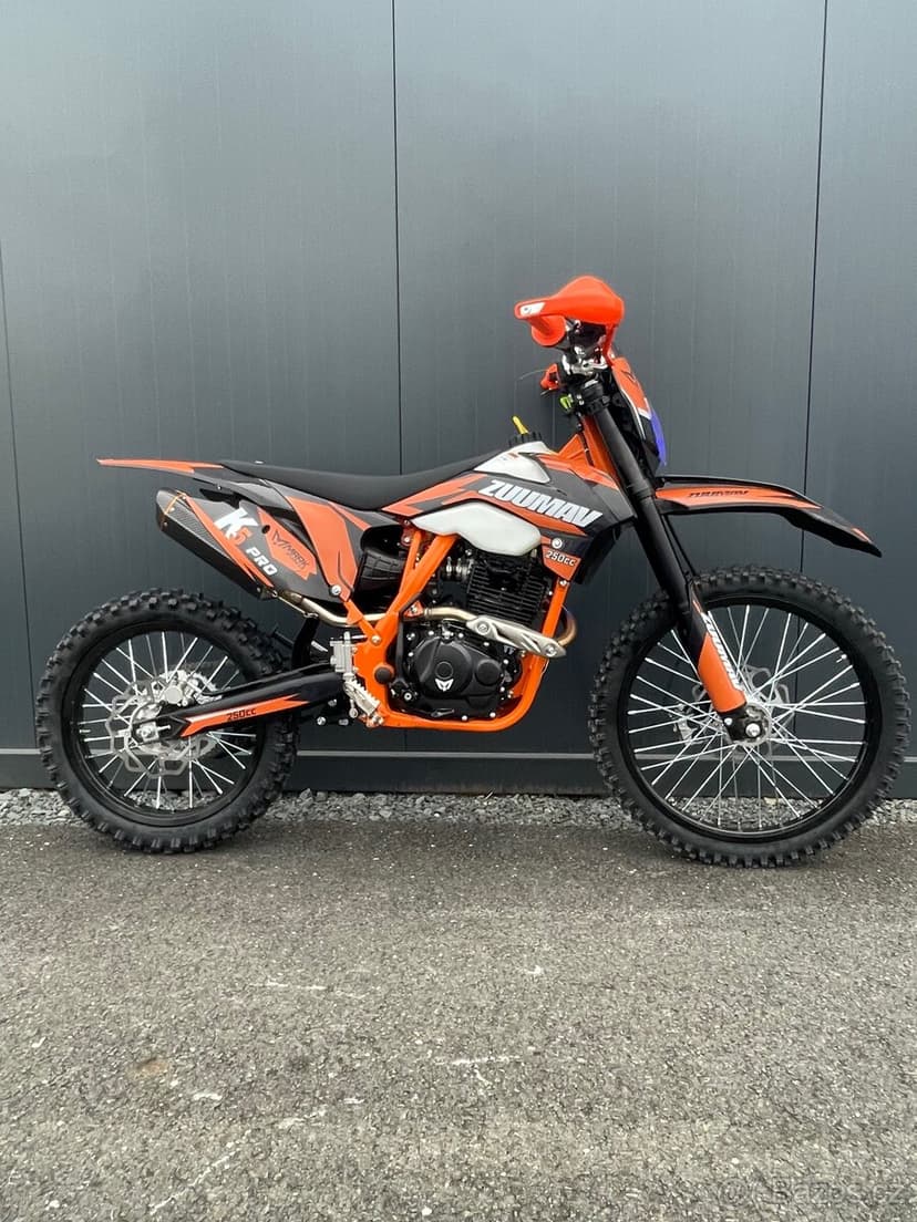 Pitbike Markstore Zuumav K5-250cc PRO 21/18 - oranžová