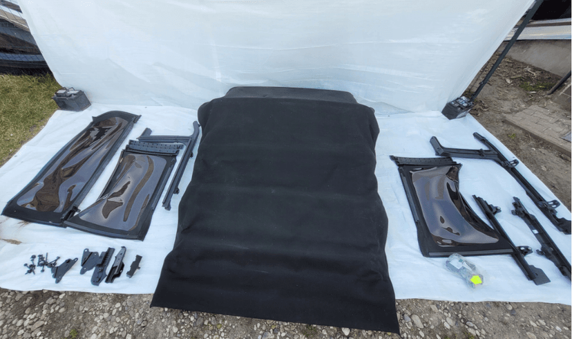 Jeep Wrangler JL 4 Door Black Premium Soft Top Complet 22r