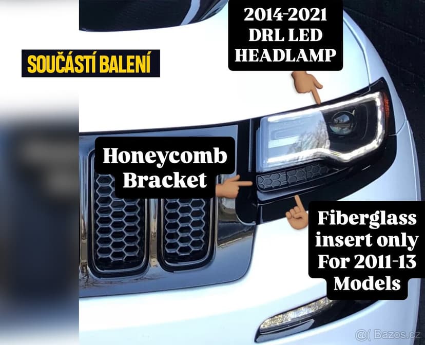 Světla na Jeep Grand Cherokee 2011-2013