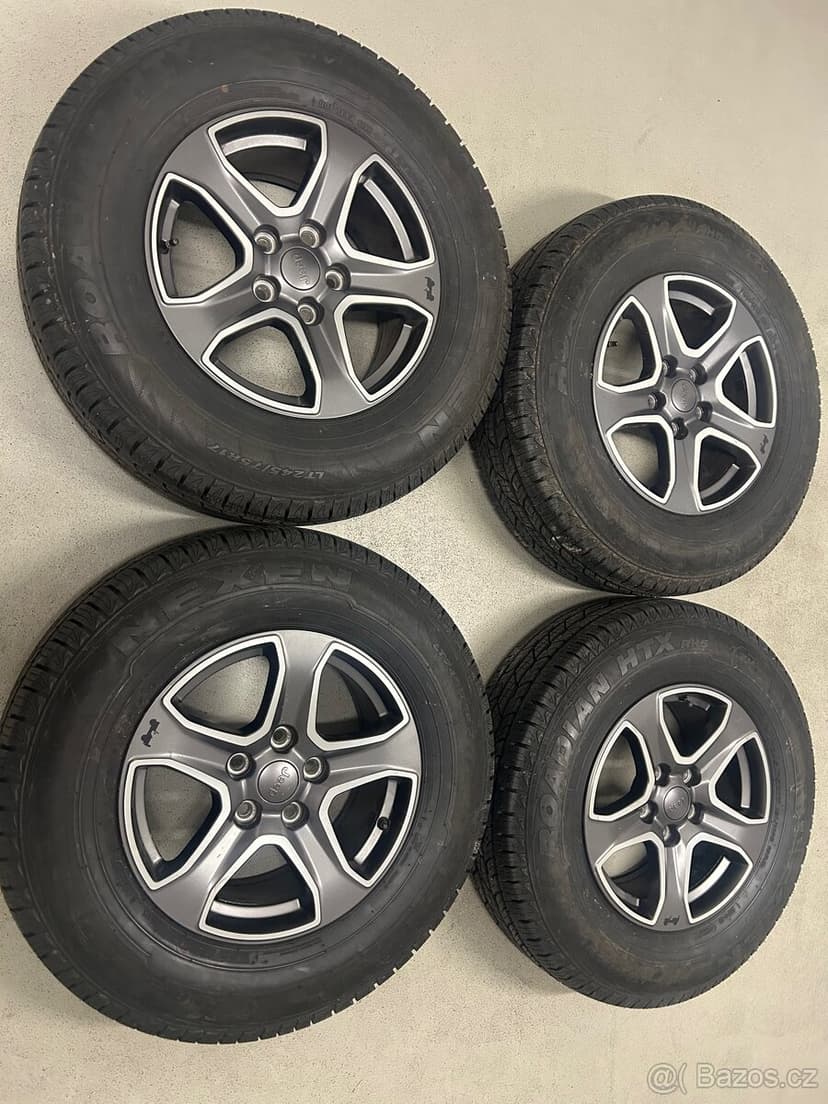 Jeep Wrangler Gladiator kola alukola r17 245/75