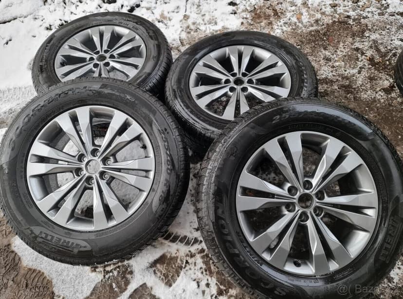 zimní Alu kola Mercedes X-Class W470 – 18" originál sada Pr