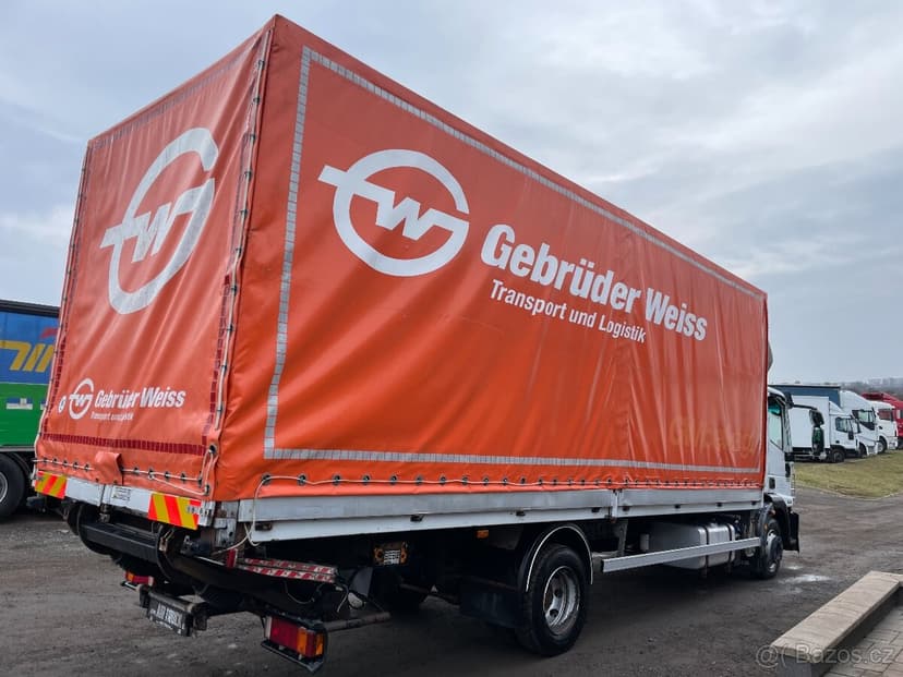 Iveco EUROCARGO 120E25 PLACHTA ČELO
