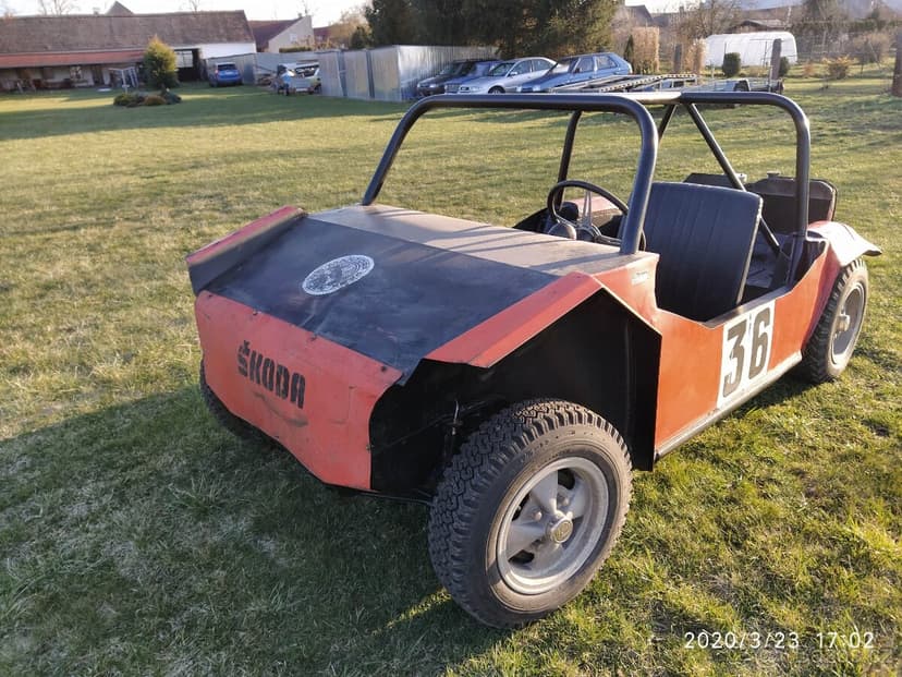 Závodní ŠKODA BUGGY - originál, rok 1970 Švédsko
