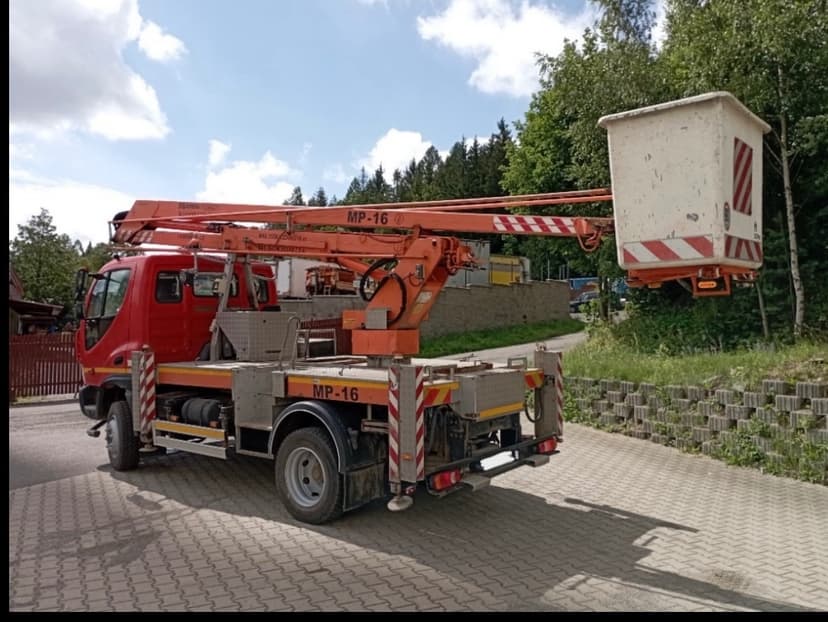 Avia D120 - montážní plošina