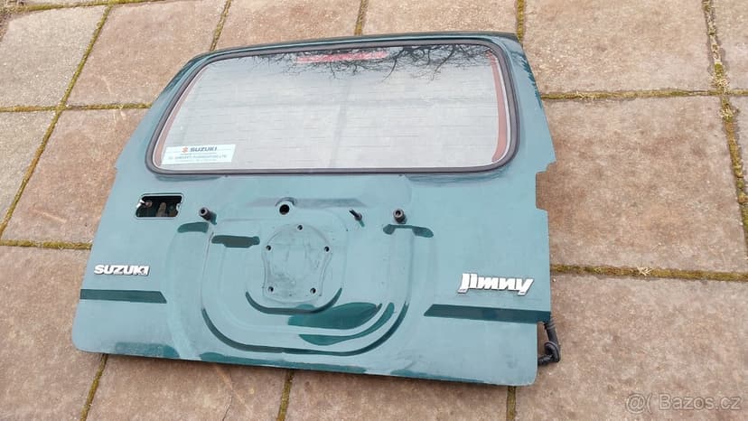Suzuki Jimny – Dveře kufru celoplech zelené