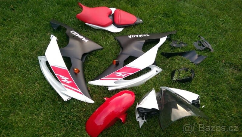 Yamaha R6 2010 kompletní kapoty