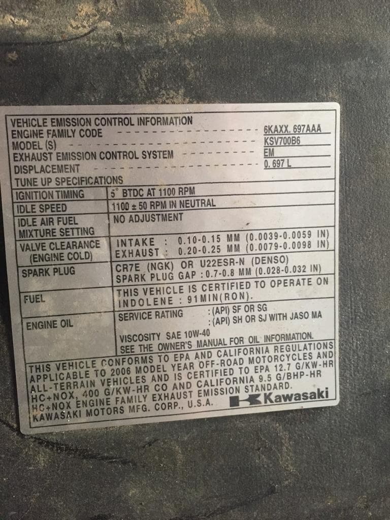 Čtyřkolka Kawasaki