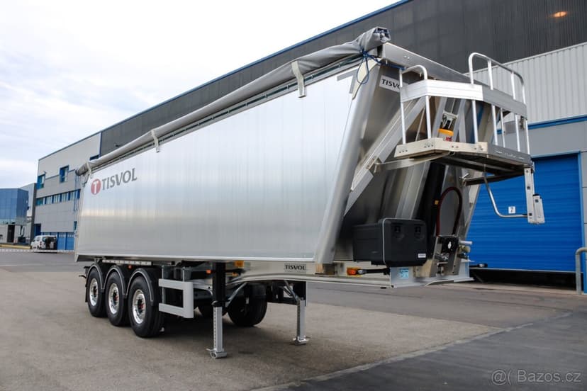 Sklápěcí návěs -Tisvol 43m3 5300kg Ihňed k odberu