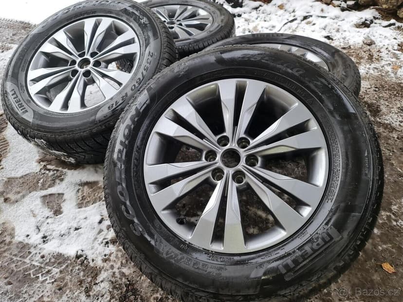 zimní Alu kola Mercedes X-Class W470 – 18" originál sada Pr