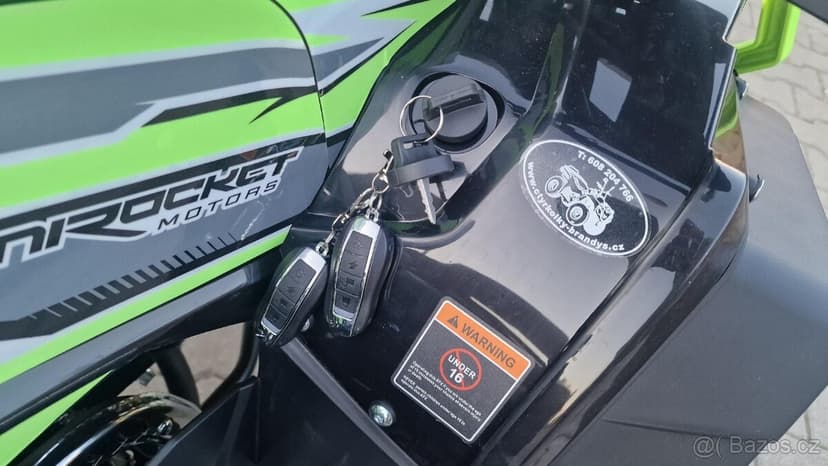 Dětská čtyřkolka RockRider 125ccm zelena