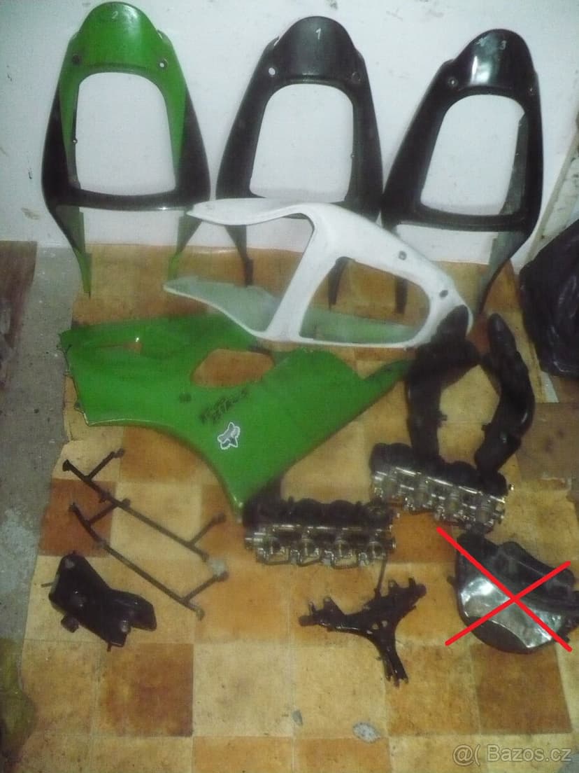 kawasaki ZX 6 R/636 r.98- 02-díly z více moto