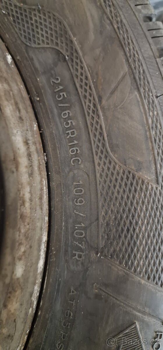 Zimní sada vw t5 215/65/16C 5x120 Klebr