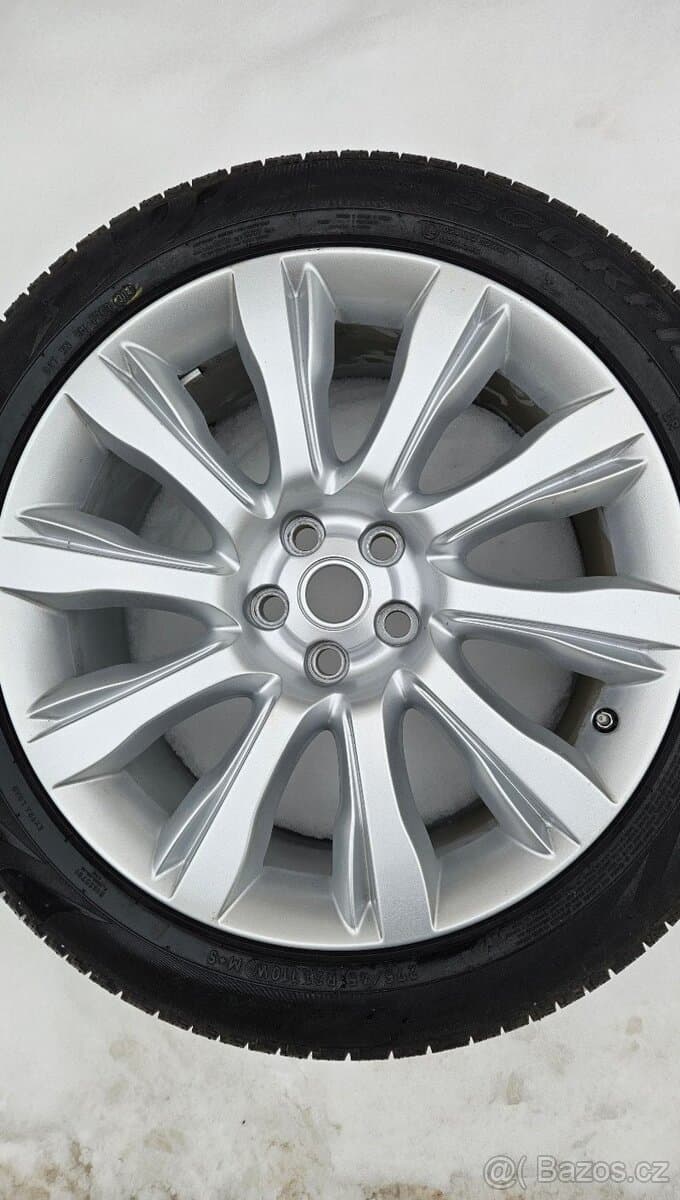 TOP ALU kola Land Rover 21" – 5×120, Pirelli 98 %