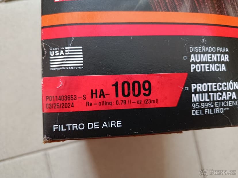 filtr K&N HA 1009 Honda CB CBF 1000