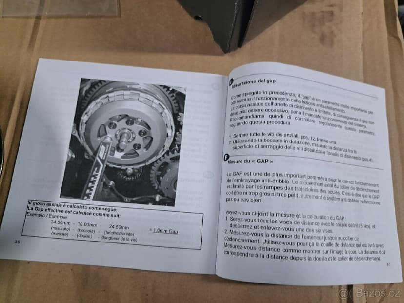 Antihopingova spojka suter suzuki rmz 450 05-23