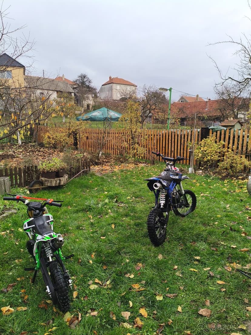 Pitbike 125ccm,4- takt, po výměně pístní sady ,super stav