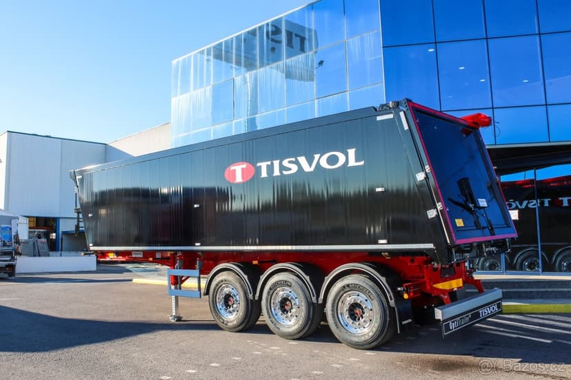Sklápěcí návěs - Tisvol 43m3 5340kg Ihňed k odberu