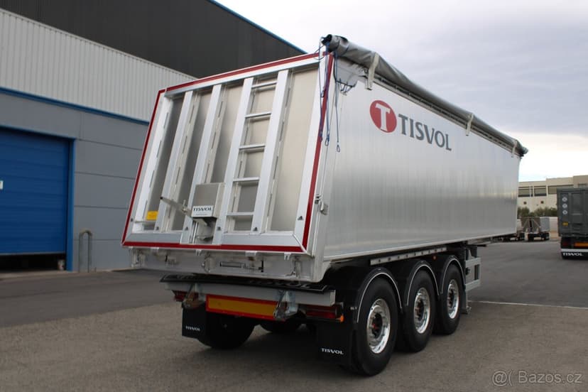 Sklápěcí návěs -Tisvol 43m3 5300kg Ihňed k odberu