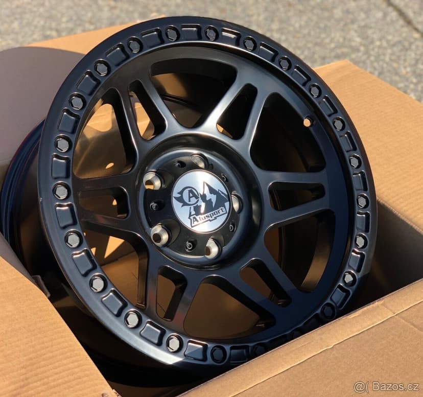Alu kola 17” vhodné na Jeep Wrangler STAR Black