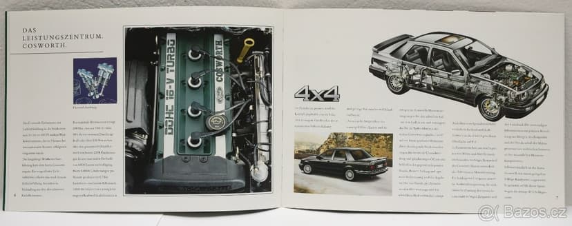 Prospekt Ford Sierra 4x4 Cosworth (1992)