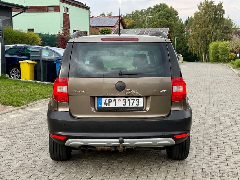 Škoda Yeti 2.0 TDi 103kW 4x4, tažné, výhřev, klima