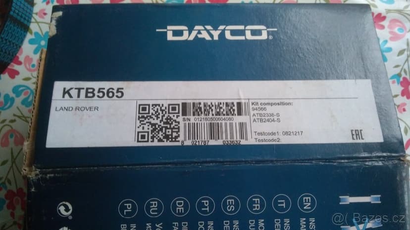 Nová sada rozvodů Land Rover 300tdi