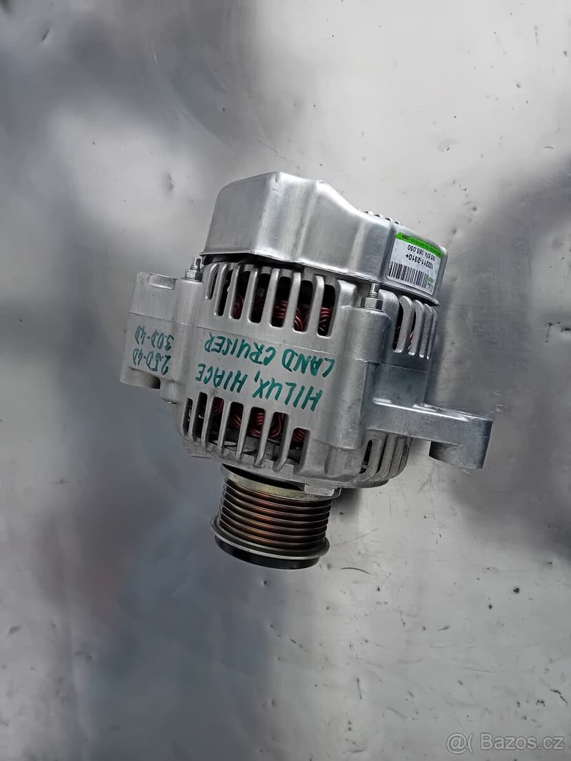 Toyota Hilux VII, Land Cruiser, Hiace 2.5, 3.0 D alternátor