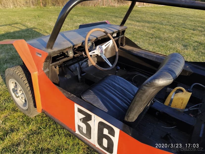Závodní ŠKODA BUGGY - originál, rok 1970 Švédsko