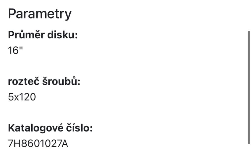 Plechové disky VW T5 T6 5x120 R16