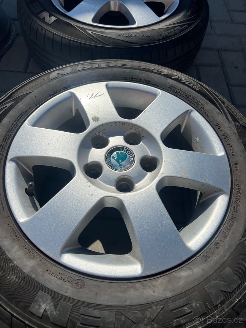 Alu kola 5x112 / R15 (letní pneu )