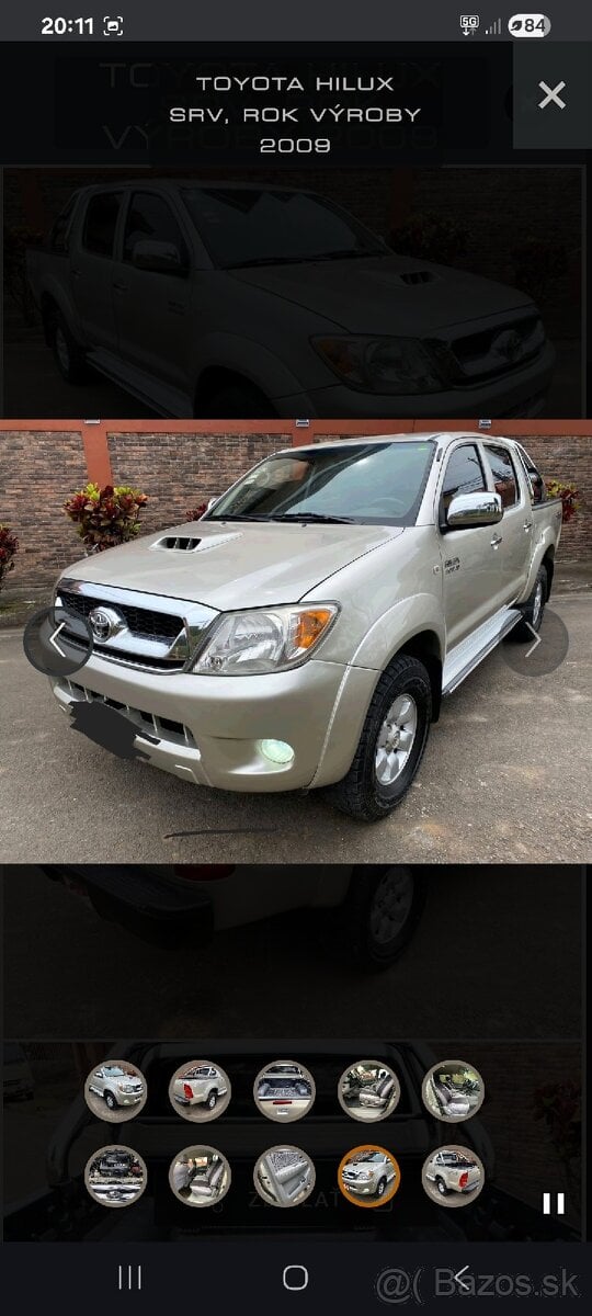 Rozpredam Hilux 3.0d4d 126kw