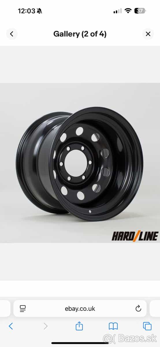 HardLine 16"x 9", 6x139,7, stredova diera 110, ET -40