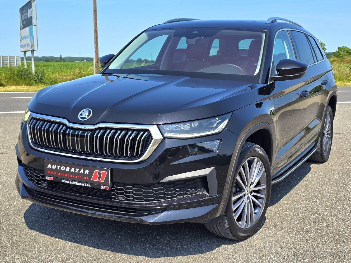✅️Škoda Kodiaq L&K 2.0.TDI 147kw 4x4,2022,Ťažné,DCC,360✅️