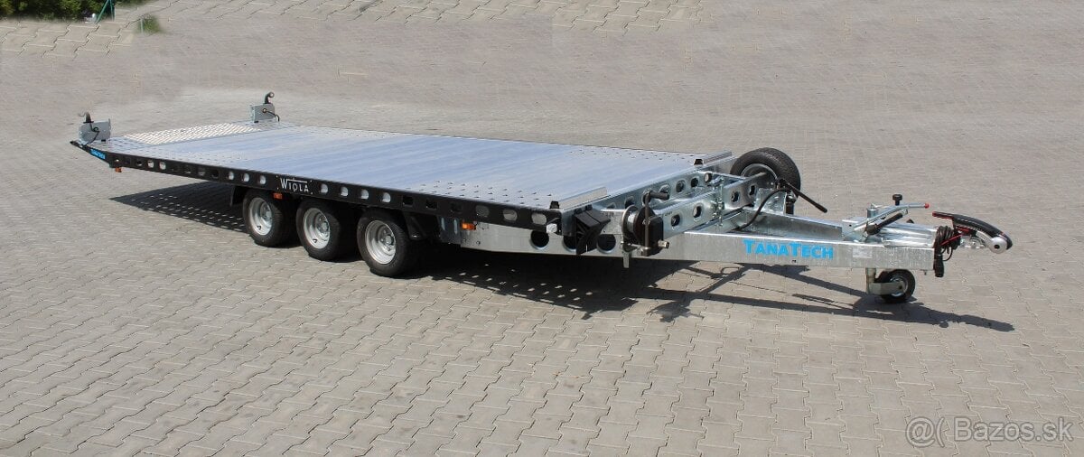 Přívěs Wiola L35G50P hydr. sklopný autopřepravník 5m 3500kg