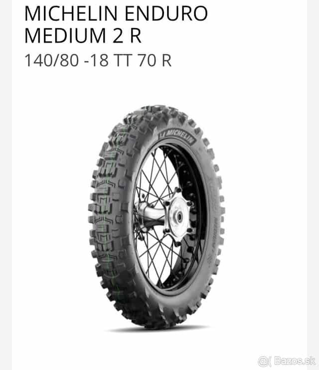Predám Michelin enduro medium 2