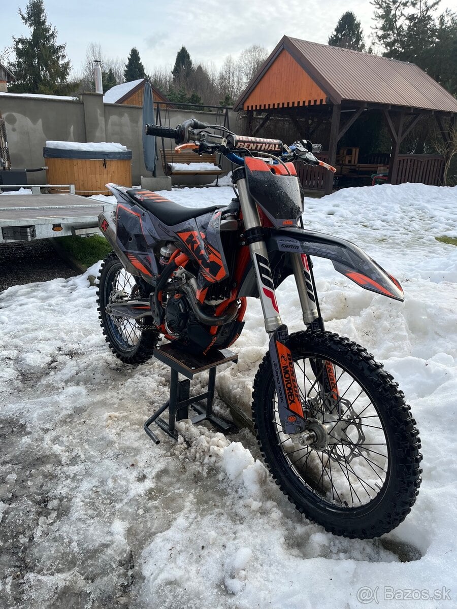 SXF 450 2018 + AKRAPOVIC VYFUK A ZVOD